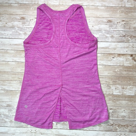 Lululemon Sculpt Tank Heathered Pink Racerback Top - Picture 4 of 7